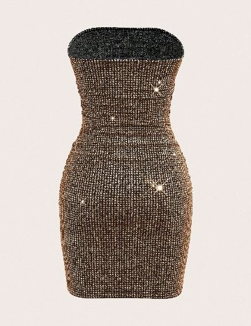 Rochie scurta SHEIN, maro