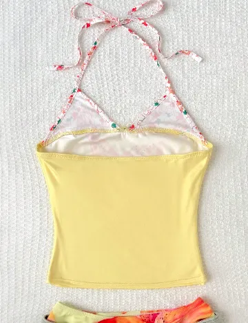 Top Shein Kids, galben