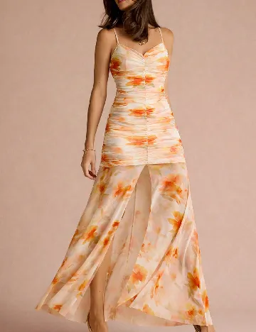 Rochie lunga SHEIN, floral print