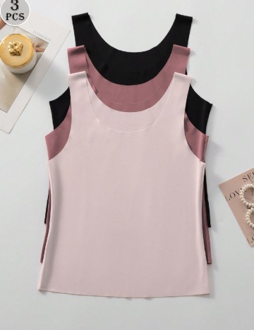 Set topuri 3 bucati SHEIN, mix culori