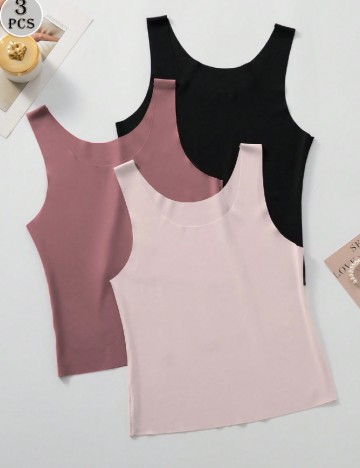 Set topuri 3 bucati SHEIN, mix culori