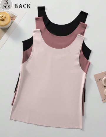 Set topuri 3 bucati SHEIN, mix culori