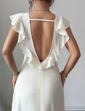 Rochie lunga SHEIN, ecru