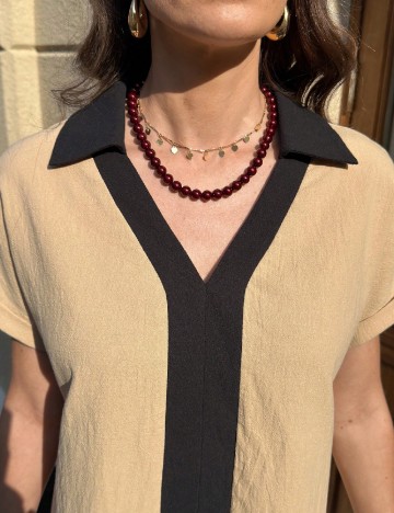 Rochie scurta SHEIN, crem