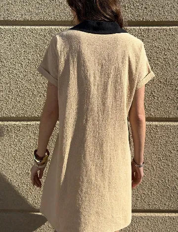 Rochie scurta SHEIN, crem