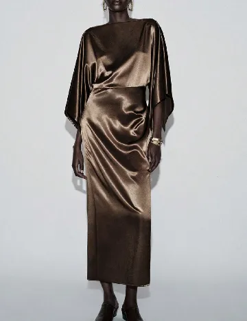 Rochie medie SHEIN, maro