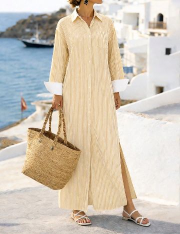 Rochie lunga SHEIN, galben
