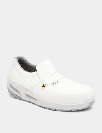 Pantofi de protectie cu varf metalic Giasco, alb
