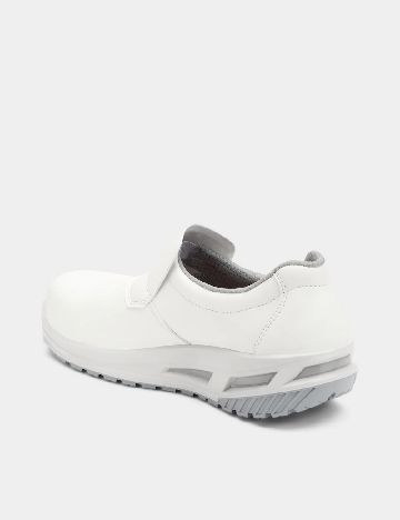 Pantofi de protectie cu varf metalic Giasco, alb