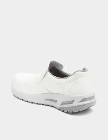 Pantofi de protectie cu varf metalic Giasco, alb