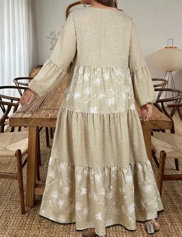 Rochie lunga SHEIN CURVE, bej
