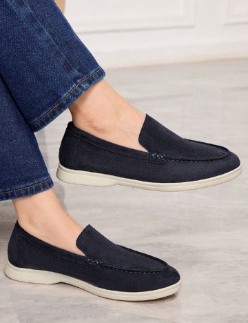 Mocasini SHEIN, bleumarin