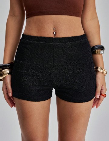 Pantaloni scurti SHEIN, negru