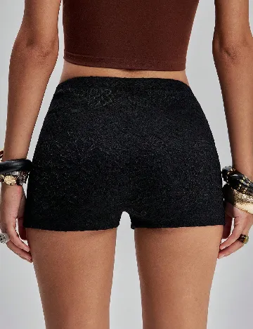 Pantaloni scurti SHEIN, negru
