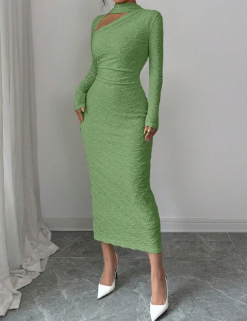 Rochie lunga SHEIN, verde