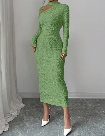 Rochie lunga SHEIN, verde