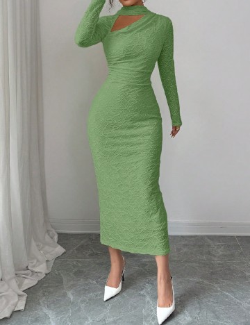 Rochie lunga SHEIN, verde