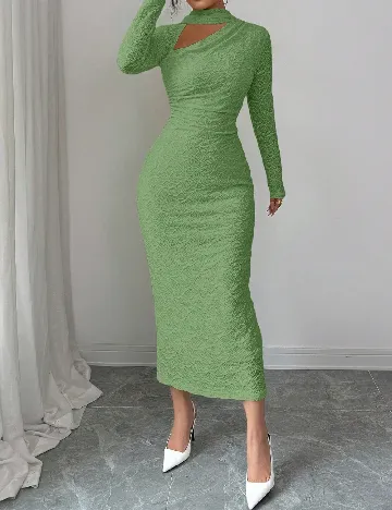 Rochie lunga SHEIN, verde