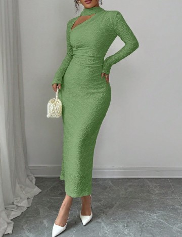 Rochie lunga SHEIN, verde