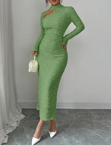 Rochie lunga SHEIN, verde