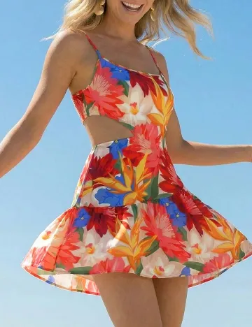 Rochie scurta SHEIN, mix culori