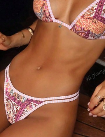Costum de baie SHEIN, mix culori