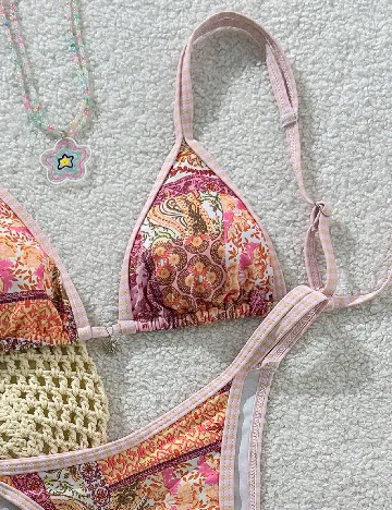 Costum de baie SHEIN, mix culori