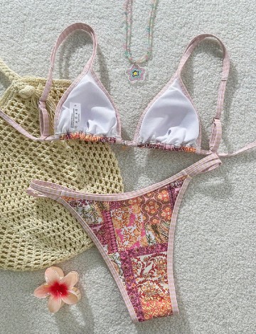 Costum de baie SHEIN, mix culori