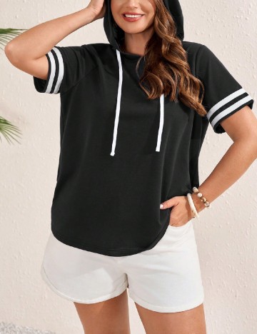 Bluza SHEIN CURVE, negru