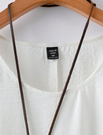 Bluza SHEIN CURVE, alb