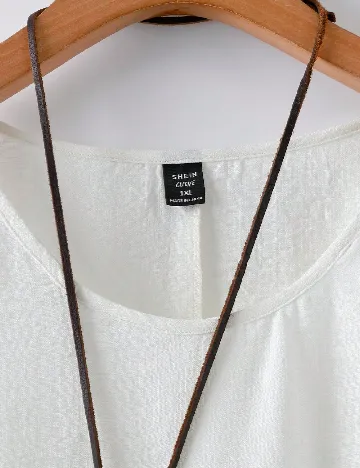 Bluza SHEIN CURVE, alb