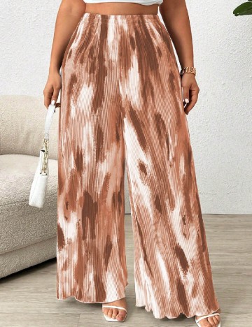 Pantaloni SHEIN CURVE, maro