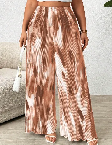 Pantaloni SHEIN CURVE, maro