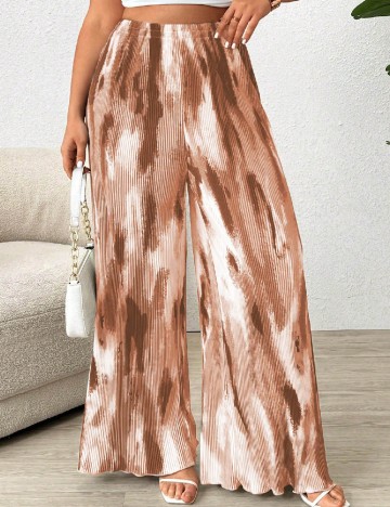 Pantaloni SHEIN CURVE, maro