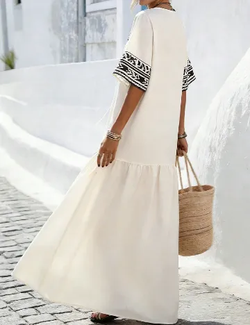 Rochie lunga SHEIN, crem