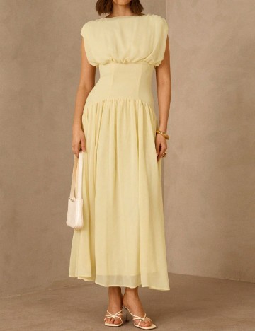 Rochie lunga SHEIN, galben