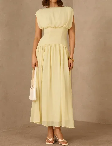 Rochie lunga SHEIN, galben