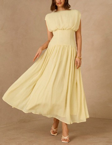 Rochie lunga SHEIN, galben