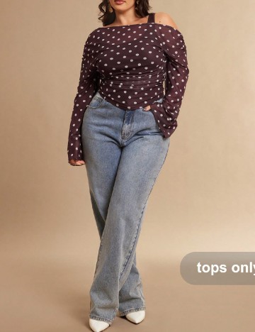 Bluza SHEIN CURVE, maro
