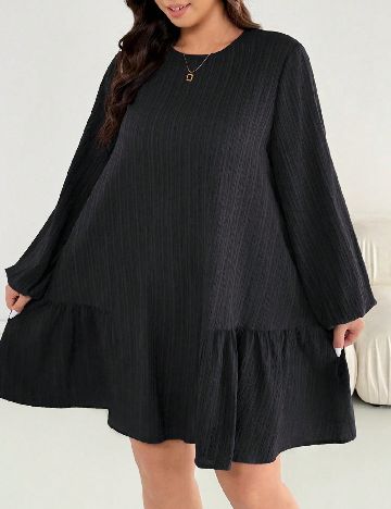 Rochie scurta SHEIN CURVE, negru