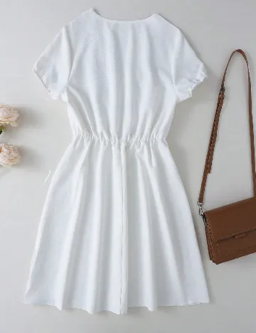 Rochie medie SHEIN, alb
