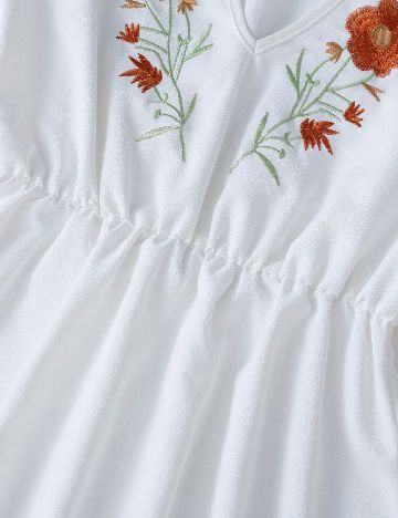 Rochie medie SHEIN, alb