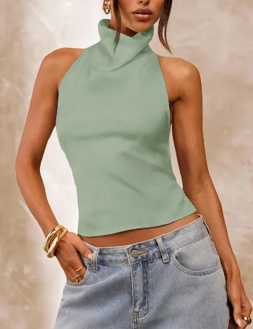 Top SHEIN, verde
