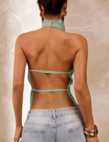 Top SHEIN, verde