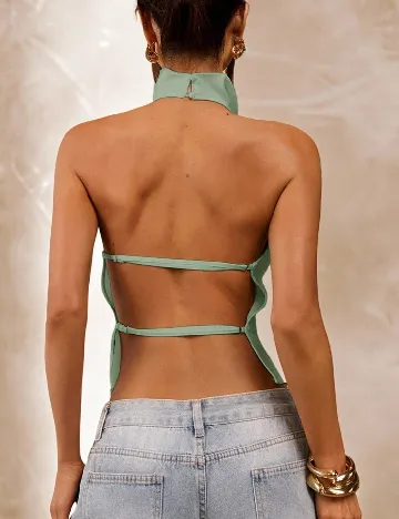 Top SHEIN, verde