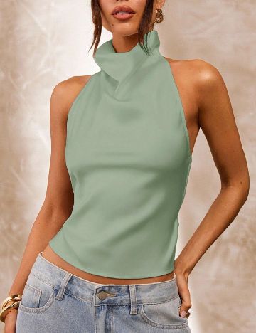 Top SHEIN, verde