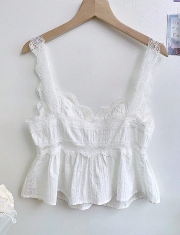Top SHEIN CURVE, alb