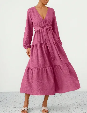 Rochie medie SHEIN, roz