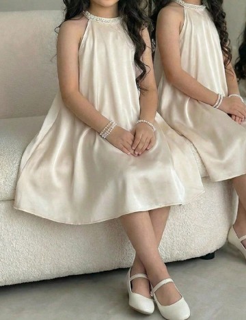 Rochie Shein Kids, crem