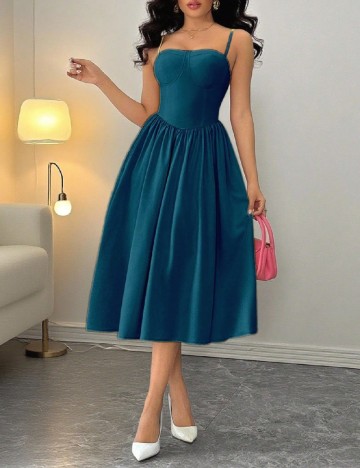 Rochie medie SHEIN, albastru